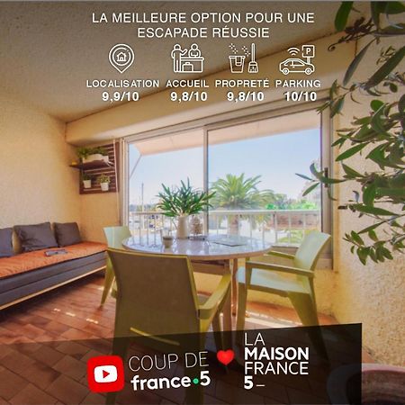 Retromirabeau "Cote Mer" - 29M2 - Lumineux - Terrasse Loggia - Vue Marina - Parking Securise - 2 A 3 Pers - Emplacement Top - Cheques Vacances Connect Gruissan Ngoại thất bức ảnh