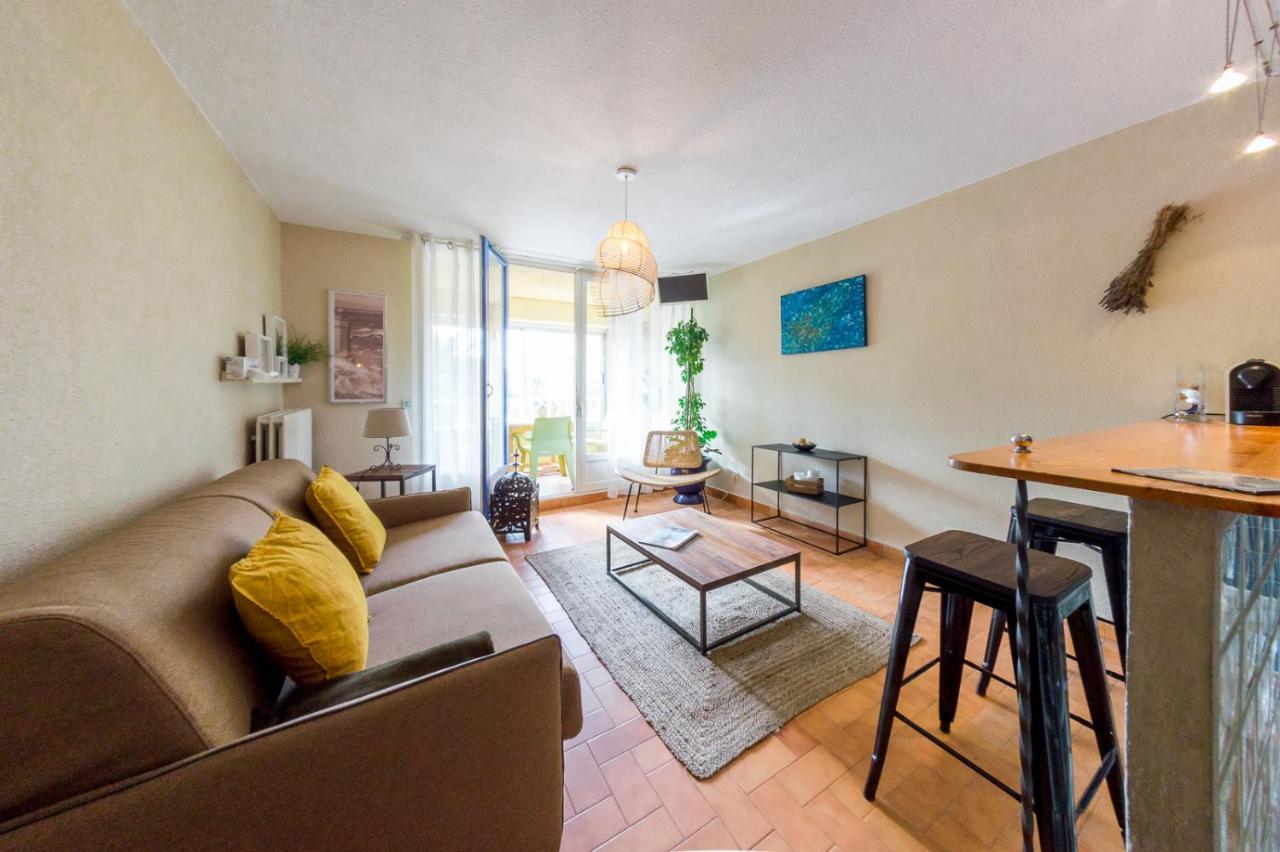 Retromirabeau "Cote Mer" - 29M2 - Lumineux - Terrasse Loggia - Vue Marina - Parking Securise - 2 A 3 Pers - Emplacement Top - Cheques Vacances Connect Gruissan Ngoại thất bức ảnh