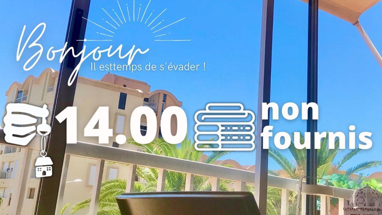Retromirabeau "Cote Mer" - 29M2 - Lumineux - Terrasse Loggia - Vue Marina - Parking Securise - 2 A 3 Pers - Emplacement Top - Cheques Vacances Connect Gruissan Ngoại thất bức ảnh